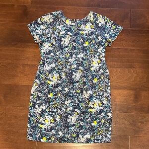 Pea in the Pod Collective Concepts Blue and Yellow Floral Mini Dress